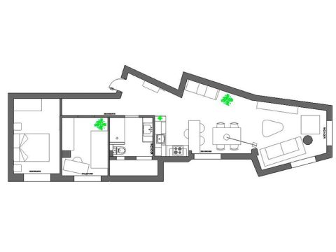 Plano de una vivienda